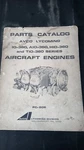 Avco Lycoming AIO-360, HIO-360 & TIO-360 Series Parts Catalog. Fixed Price $59.95.