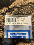 Lycoming 61173 Oil Pressure Housing Gasket. Fixed Price $29.95.