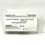 New! Rapco RA1K1-6-10 90-DEGREE Vacuum Pump Fitting (replaces Airborne 1K1-6-10). Fixed Price $41.95.