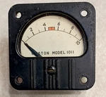 Weston Model 1011 Meter, Scale, 2MA Fs, Tested Good, 1950S. Fixed Price $19.95.