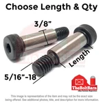3/8" Alloy Socket Shoulder Stripper Bolts Black Oxide 5/16"-18 Thread(pick Size). Fixed Price $2371.77.