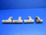 Continental IO-470-VO Intake Elbow Tubes P/n 629138 Lot (0124-1104). Fixed Price $168.60.