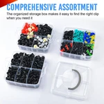 925PCS Car Retainer Clips Auto Fasteners Push Trim Pin Rivet Bumper Kit. Fixed Price $22.39.