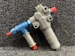 AD-3255-8HMY44, AN6207-8 Aircraft Pourous Hydraulic Pressure Filter W Valve. Fixed Price $560.00.
