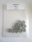 AN320-4 Castellated Nut 1/4-28 Steel Castle Lot Of 12. Fixed Price $15.74.