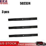 Blade Set (3); Finishing Mower Fits King Kutter Replaces 502324. Fixed Price $45.99.