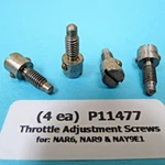 Bendix Stromberg Aircraft NAR6 NAR9 NAY9E1 Carburetor Throttle Adjustment Screws. Fixed Price $25.00.