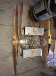 Mcculloch 4318A Vintage Drone Engine W/ Prop. Fixed Price $2000.00.