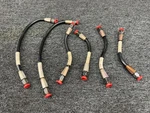 S2888-4-1Q10, S2888-4-2Q07 Cessna T210M Downlock Actuator Hose Set. Fixed Price $168.00.