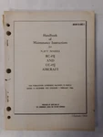 Beech Models RC-45J & UC-45J Aircraft Maintenance Instructions 1968 Original. Fixed Price $48.00.