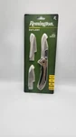 Remington Rxb Liner Folding Knife 3.5" 440 Steel Blade Tan/black Nylon Handle. Fixed Price $38.39.
