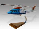 Sikorsky S-76B Niigata Industries Desk Wood Helicopter Model Small Scale 1/72. Fixed Price $177.00.
