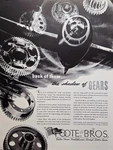 1944 Foote Bros Print Ad - Gears Aircraft Engines Hellcat Plane Pratt & Whitney. Fixed Price $18.77.