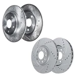Front Rear Drilled Brake Rotors Kit For 2014 2015 Chevrolet Cruze W/ Gas Engine. Fixed Price $163.95.
