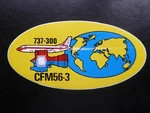 Cfmi Sticker Snecma General Electric CFM56-3 Boeing 737-300 Version 1. Fixed Price $5.81.