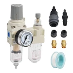 1/4" Npt Compressed Air Filter Regulator Lubricator Water/oil Trap Separator. Fixed Price $25.99.