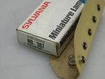 Pkg Of 10 Ea. Sylvania Miniature Lamp Bulb #387. Fixed Price $9.50.