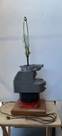 Lycoming Engine Cylinder Lamp Gray Red Industrial Aviation Steampunk Desk Light. Fixed Price $375.00.