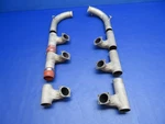 Continental IO-470-U Intake Manifold Tubes Set Of 629325, 626744 (0326-1758). Fixed Price $895.00.