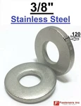 3/8" Extra Thick (.120) Flat Washers 18-8 Stainless Steel (choose Qty). Fixed Price $209.99.
