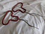 Wwii Usaf Lot Of 2 Red Chest Pack Parachute Rip Cords Pin. Fixed Price $14.99.