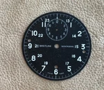 Breitling Wakmann Aircraft Clock Dial New Old Stock. Fixed Price $100.00.