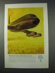 1963 Pratt & Whitney JT3D Engine Ad - Moving Tons. Fixed Price $17.99.