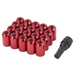 20PCS Xrmxf M12X1.25 Lug Nuts 6 Points Key Acorn Open End Steel Wheel Red. Fixed Price $27.55.