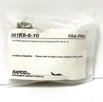 New Rapco RA1K8-6-10 152-DEGREE Vacuum Pump Fitting (replaces Airborne 1K8-6-10). Fixed Price $67.95.