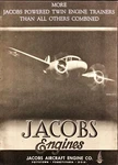 Jacobs Aircraft Engines Twin Trainers World War Ii Vintage Print Ad 1942. Fixed Price $12.58.