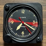 Longines Wittnauer A-11 Cal 63 7J Aircraft Clock Red Second Hand Dial. Fixed Price $329.95.