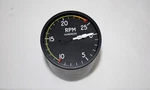 General Electric #8DJ67 Kas Aircraft Dual Tachometer Rpm Hundreds. Fixed Price $150.00.