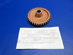 Lycoming O-540 Crankshaft Idler Gear W/8130 P/n 71668 (0226-806). Fixed Price $894.50.