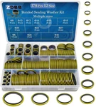 12 Sizes 378 Pcs Bonded Sealing Washer Kit,automotive Self-centred Ac Metal. Fixed Price $32.99.