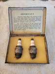 Vintage Champion Spark Service Kit Tin Box With 2. Fixed Price $75.00.