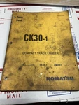 Komatsu CK30-1 Compact Track Skid Steer Loader Parts Book Manual A30001 & Up. Fixed Price $39.99.