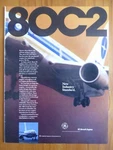 10/1987 Pub General Electric Aircraft Engine CF6-80C2 Varig Airliner Original Ad. Fixed Price $11.73.