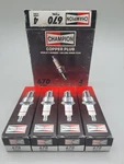Champion Racing Spark Plug Stock Number 670 V59C Pack Of 4. Fixed Price $19.95.