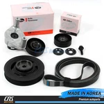 Harmonic Balancer V-belt Tensioner Idler Pulley For 99-10 Hyundai Kia 2.5L 2.7L. Fixed Price $143.52.