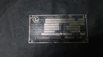 Avco Lycoming Model 0-320-A2B Aircraft/airplane Motor/engine Data Tag Only. Fixed Price $374.95.