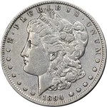 1894-P Morgan Silver Dollar Nice Vf/xf Key Date Eye Appeal Strike. Fixed Price $1010.00.