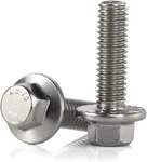 M6-1.0 20MM Flanged Head Bolts Hexagon (25 Pcs). Fixed Price $18.69.