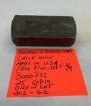 Parker Check Valve 3/4 Npt, C1200S- 10JT, 3000 Psi, 25 Gpm,( In Lot) 4012- G-2. Fixed Price $48.00.