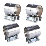 4PCS 2.5" Stainless Steel 304 Heavy Duty Exhaust Band Lap Joint Clamps. Fixed Price $21.95.