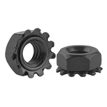 #8-32 Bulk Qty 5,000 Lock Nuts Ext Tooth Washer Steel W/ Black Oxide. Fixed Price $200.08.