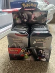 Pokemon Tcg Black Bolt White Flare Mini Display Case Unsealed 8 Tins. Fixed Price $267.56.