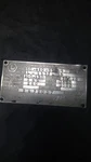 Avco Lycoming Model GO-480-G1D6 Airplane/aircraft Engine/motor Data Tag Only. Fixed Price $374.95.