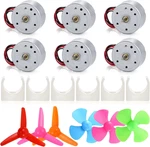 6 Set Mini Generator Motors 3V-12V Dc Motor, Wind Turbine With Fa. Fixed Price $18.61.