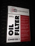 CH48108-1 Aviation Engine Oil Filter. Fixed Price $36.18.