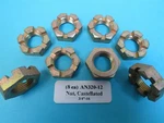 (8) 3/4 -16 Castellated Nuts Aircraft Aeronautical Standards AN320-12. Fixed Price $37.50.